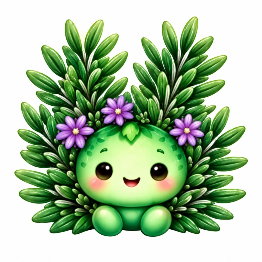 Rosemary herbal friend character